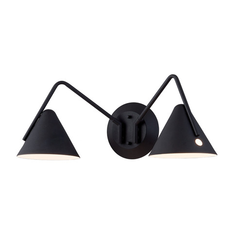 Zag LED Wall Sconce in Matte Black - Textured (102|NSH4242MBTX)