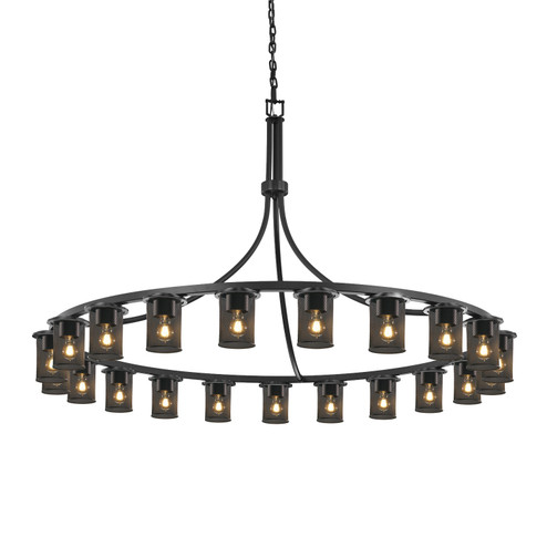 Wire Mesh 21 Light Chandelier in Dark Bronze (102|MSH873610DBRZ)