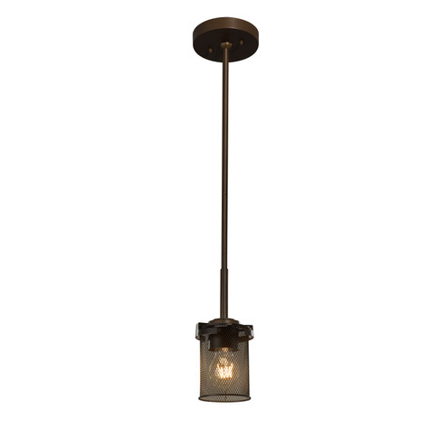 Wire Mesh One Light Pendant in Dark Bronze (102|MSH845510DBRZ)