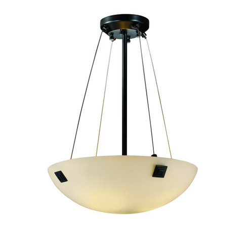 Fusion Three Light Pendant in Dark Bronze (102|FSN966135OPALDBRZF6)