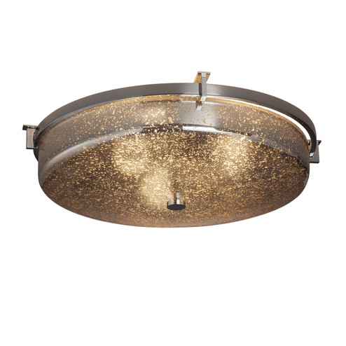 Fusion Three Light Flush-Mount in Dark Bronze (102|FSN8987MRORDBRZ)