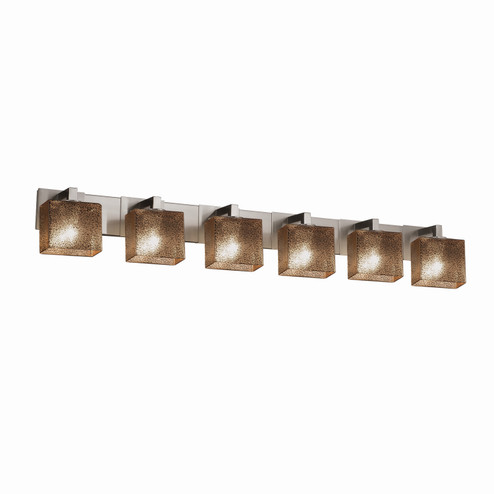 Fusion Six Light Bath Bar in Brushed Nickel (102|FSN892655MRORNCKL)