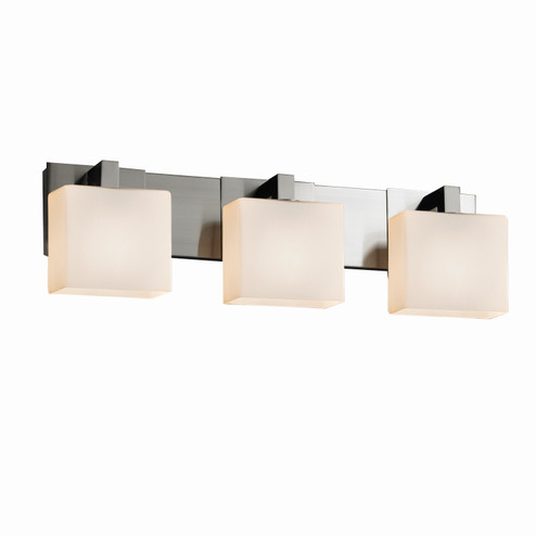 Fusion Three Light Bath Bar in Matte Black (102|FSN892355OPALMBLK)