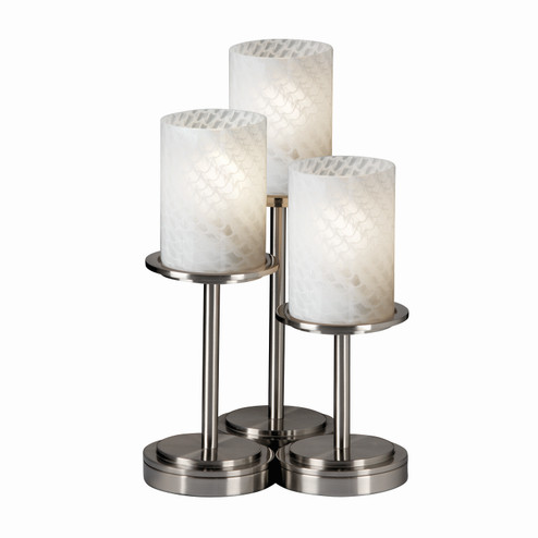 Fusion Three Light Table Lamp in Brushed Nickel (102|FSN879710WEVENCKL)