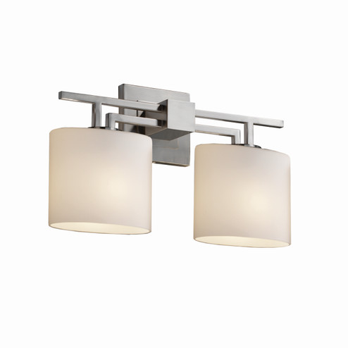 Fusion Two Light Bath Bar in Dark Bronze (102|FSN870230OPALDBRZ)