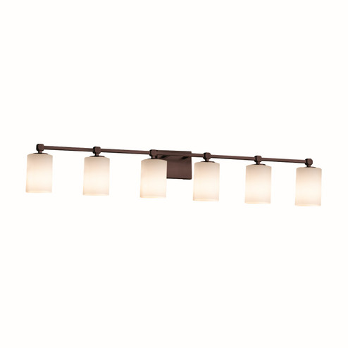 Fusion LED Bath Bar in Dark Bronze (102|FSN842610OPALDBRZLED64200)