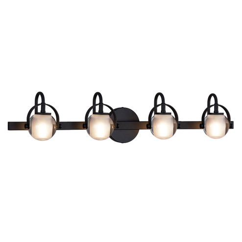 Fusion LED Bath Bar in Matte Black (102|FSN8064CLOPMBLK)