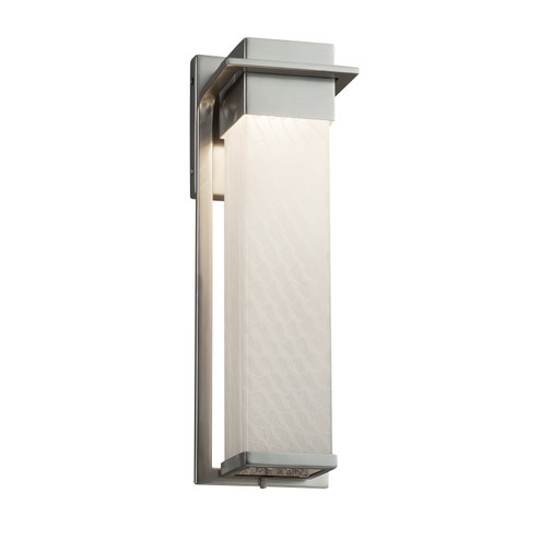 Fusion LED Outdoor Wall Sconce in Brushed Nickel (102|FSN7544WWEVENCKL)