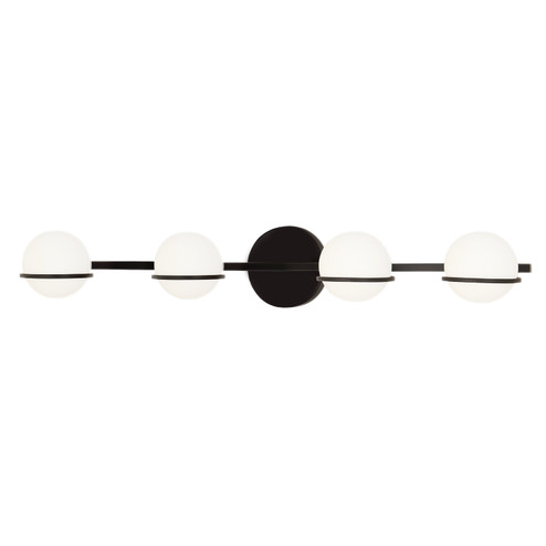 Fusion LED Bath Bar in Matte Black (102|FSN4164OPALMBLK)