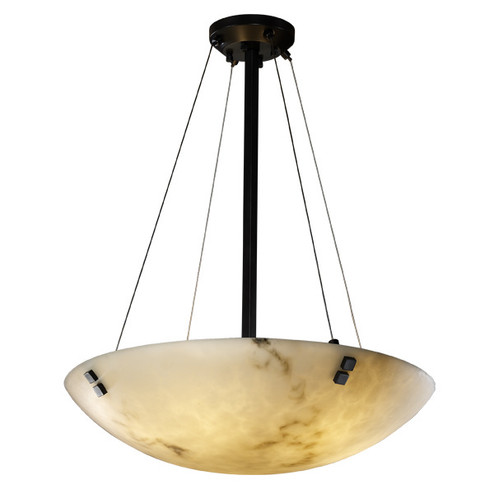 LumenAria Six Light Pendant in Dark Bronze (102|FAL966235DBRZF6)