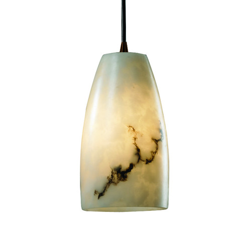 LumenAria One Light Pendant in Matte Black (102|FAL881628MBLK)