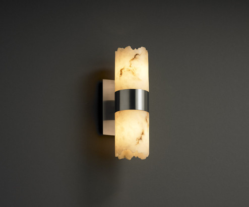 LumenAria Two Light Wall Sconce in Brushed Nickel (102|FAL876212NCKL)