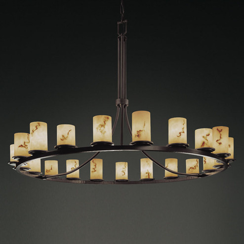 LumenAria LED Chandelier in Matte Black (102|FAL871610MBLKLED2114700)