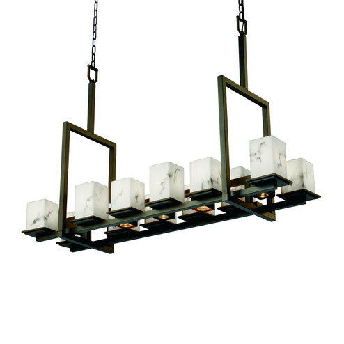 LumenAria 17 Light Chandelier in Dark Bronze (102|FAL862015DBRZ)