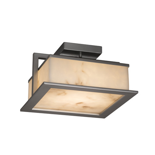 LumenAria LED Outdoor Flush Mount in Matte Black (102|FAL7517WMBLK)