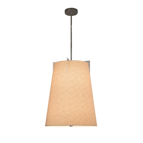 Textile Two Light Pendant in Brushed Nickel (102|FAB9600CREMNCKL)