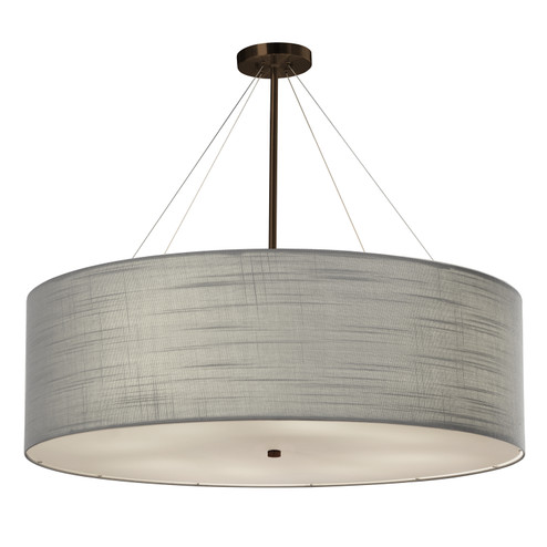 Textile Eight Light Pendant in Dark Bronze (102|FAB9594GRAYDBRZ)