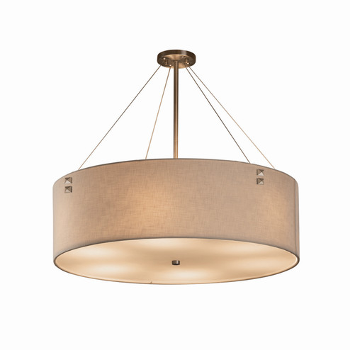 Textile LED Pendant in Dark Bronze (102|FAB9537CREMDBRZF4LED85600)