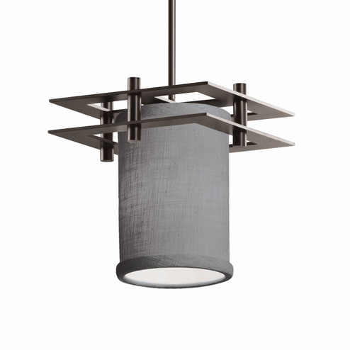 Textile One Light Pendant in Brushed Nickel (102|FAB816510GRAYNCKLBKCD)