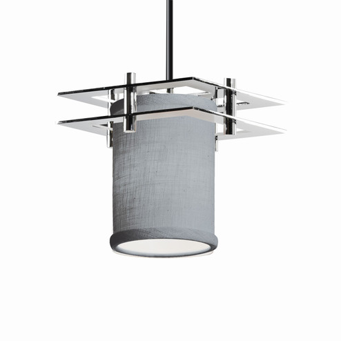Textile One Light Pendant in Polished Chrome (102|FAB816510GRAYCROMBKCD)