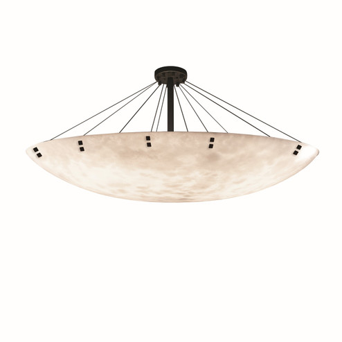 Clouds 16 Light Semi-Flush Mount in Dark Bronze (102|CLD965835DBRZF1)