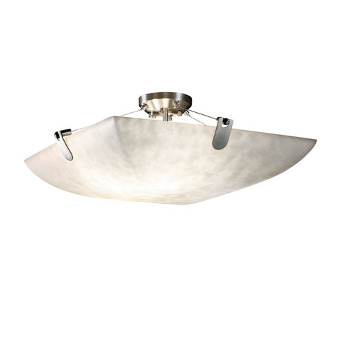 Clouds Six Light Semi-Flush Mount in Matte Black (102|CLD961225MBLK)