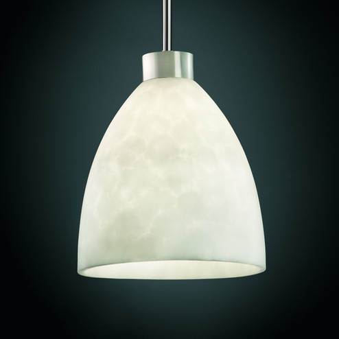 Clouds One Light Pendant in Brushed Nickel (102|CLD881418NCKLBKCD)