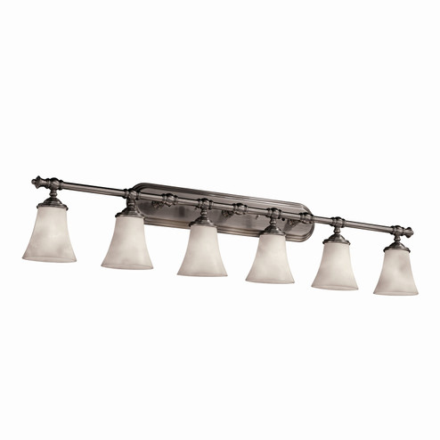 Clouds Six Light Bath Bar in Brushed Nickel (102|CLD852620NCKL)