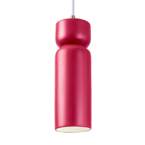 Radiance LED Pendant in Cerise (102|CER6510CRSEABRSWTCDLED1700)