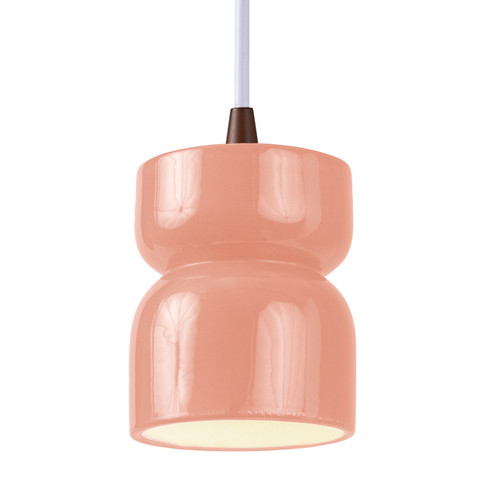 Radiance One Light Pendant in Gloss Blush (102|CER6500BSHDBRZWTCD)