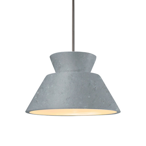 Radiance One Light Pendant in Carrara Marble (102|CER6420STOCABRSRIGID)