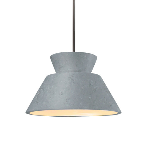 Radiance LED Pendant in Gloss Black with Matte White (102|CER6420BKMTCROMWTCDLED1700)