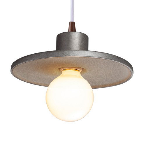 Radiance One Light Pendant in Antique Silver (102|CER6325ANTSDBRZWTCD)