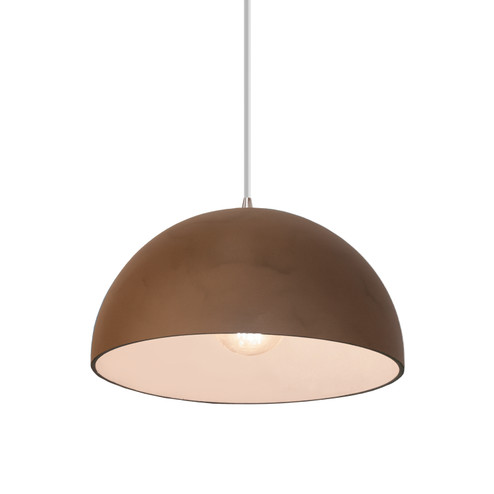 Radiance One Light Pendant in Real Rust (102|CER6250RRSTABRSRIGID)