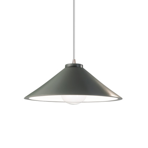 Radiance One Light Pendant in Antique Patina (102|CER6240PATAABRSRIGID)