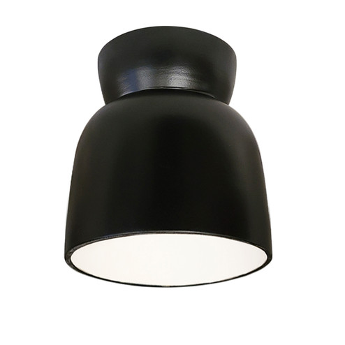 Radiance Collection One Light Flush-Mount in Carbon - Matte Black (102|CER6190CRB)