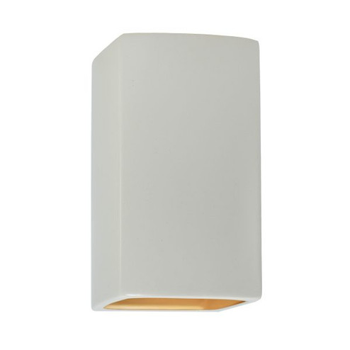 Ambiance LED Wall Sconce in Matte White with Champagne Gold internal (102|CER5915WMTGD)