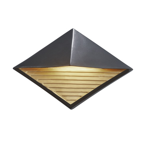 Ambiance LED Wall Sconce in Carbon Matte Black w/Champagne Gold (102|CER5600CBGD)