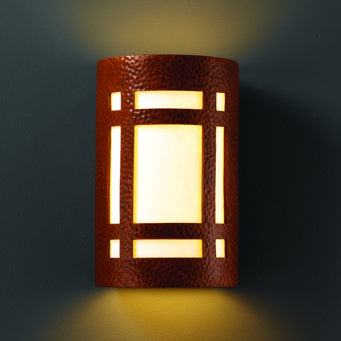 Ambiance Wall Sconce in Hammered Copper (102|CER5485HMCP)
