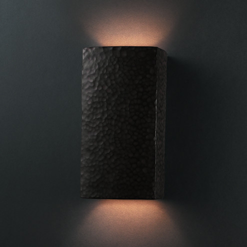 Ambiance LED Lantern in Sienna Brown Crackle (102|CER0915WCKSLED11000)