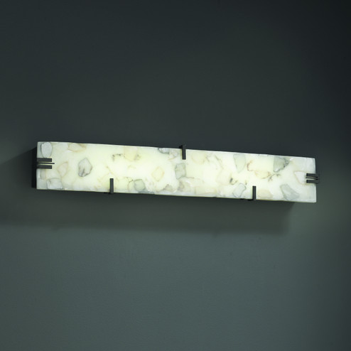 Alabaster Rocks LED Linear Bath Bar in Brushed Nickel (102|ALR8870NCKL)