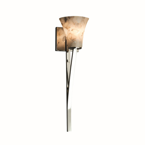 Alabaster Rocks One Light Wall Sconce in Matte Black (102|ALR879120MBLK)