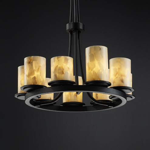 Alabaster Rocks LED Chandelier in Dark Bronze (102|ALR876610DBRZLED96300)