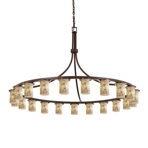 Alabaster Rocks 21 Light Chandelier in Matte Black (102|ALR873610MBLK)