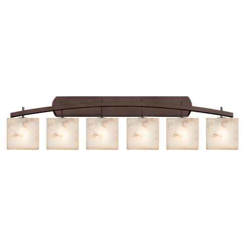 Alabaster Rocks LED Bath Bar in Dark Bronze (102|ALR859655DBRZLED64200)