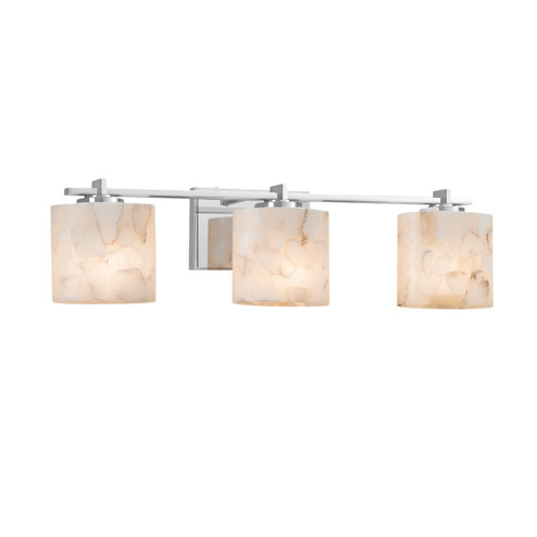 Alabaster Rocks Three Light Bath Bar in Polished Chrome (102|ALR844330CROM)