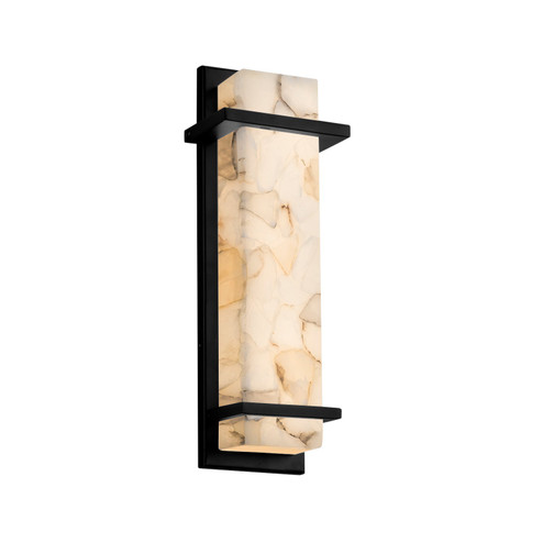 Alabaster Rocks LED Outdoor Wall Sconce in Matte Black (102|ALR7612WMBLK)