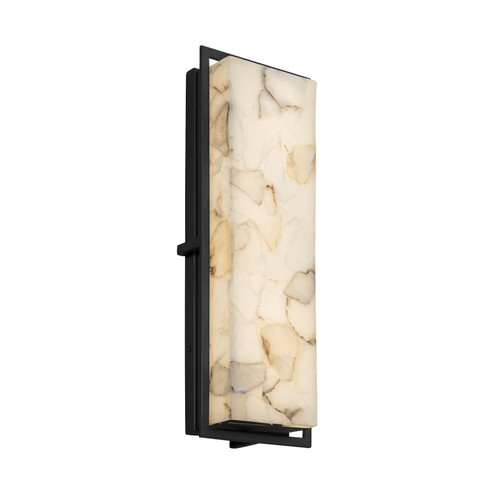 Alabaster Rocks LED Outdoor Wall Sconce in Matte Black (102|ALR7564WMBLK)