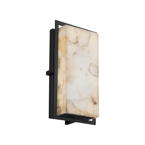 Alabaster Rocks LED Outdoor Wall Sconce in Matte Black (102|ALR7562WMBLK)