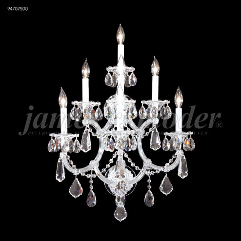 Maria Theresa Royal Seven Light Wall Sconce in Silver (64|94707S00)